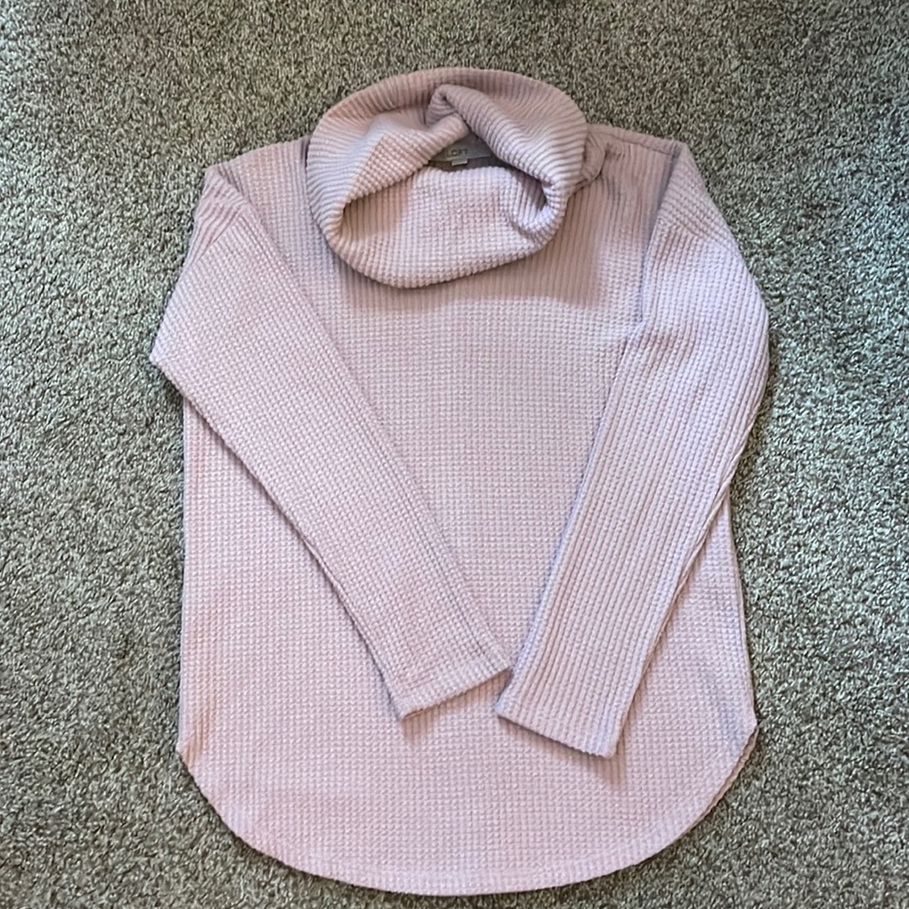 Loft waffle knit top